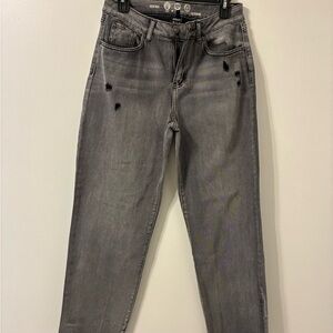 Gray Women’s Distressed Jeans